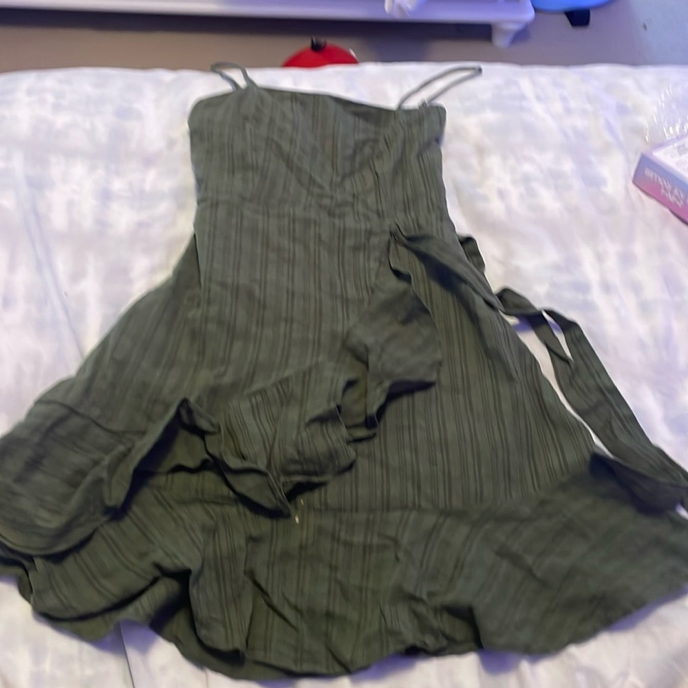 Army green dress